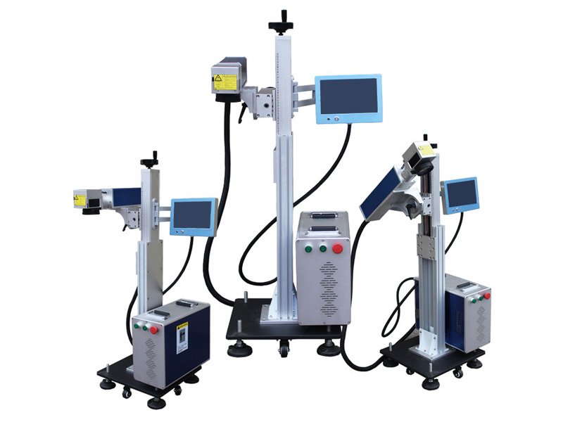 零件和工具在線飛行光纖激光打標(biāo)系統(tǒng)