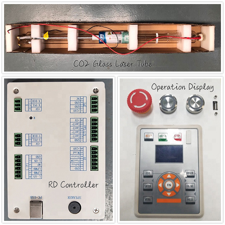 CO2 玻璃激光管、RD控制器及操作顯示器