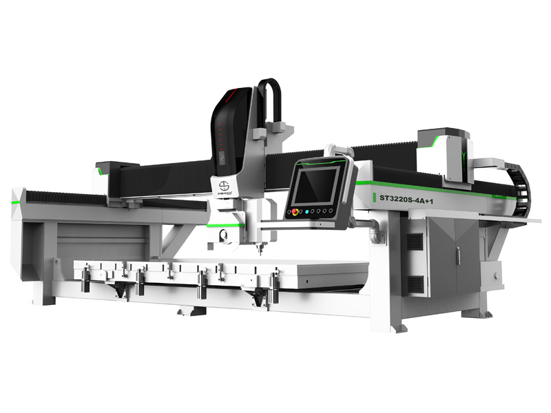 4+1 自動石材數(shù)控橋切機適用于臺面水槽切割