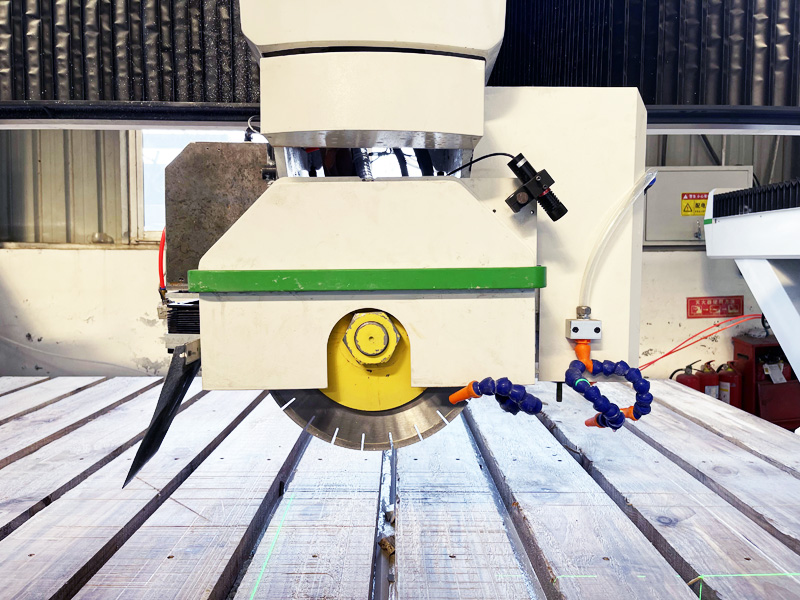 4+1 自動石材數(shù)控橋切機適用于臺面水槽切割