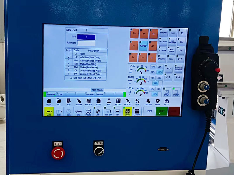 自動換刀數控木工雕刻機工作臺套件，帶 HSD C 軸和主軸