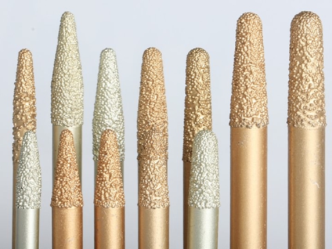 錐形鉆石 3D 大理石、花崗巖深浮雕鉆頭