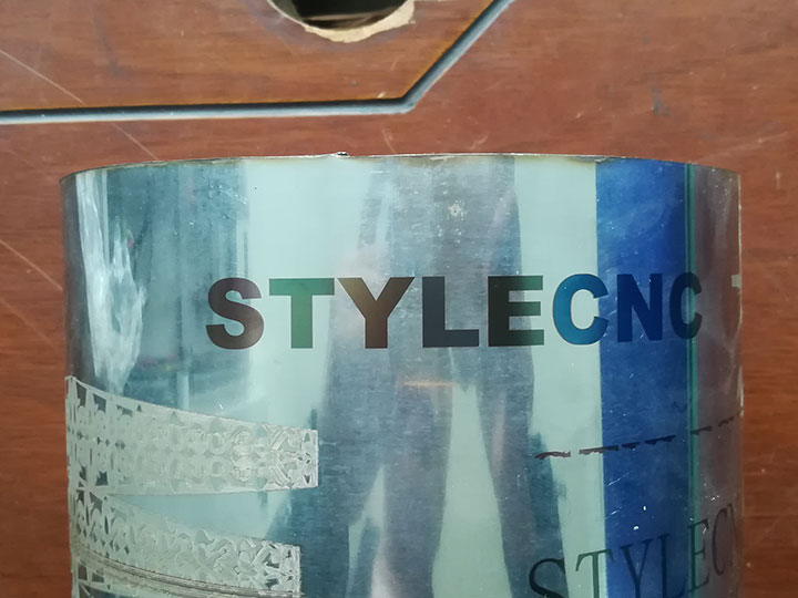 不銹鋼管彩色激光打標(biāo)