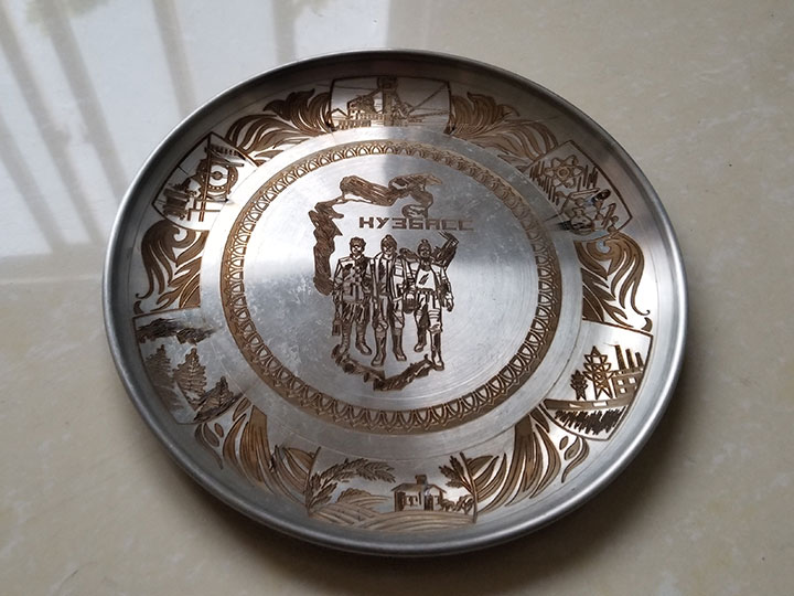 鋼板內(nèi)表面激光圖案打標(biāo)