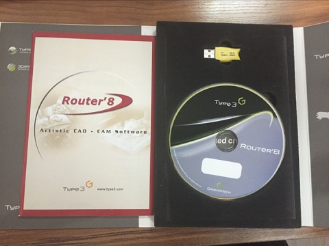 數(shù)控雕刻機軟件 Type3 Router8 - 3D CAD / CAM軟件