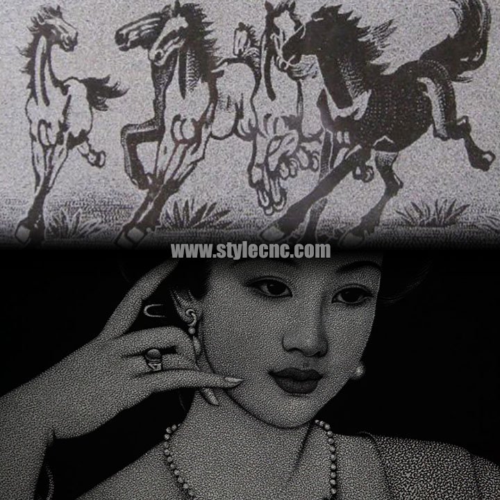 石材激光雕刻機(jī)樣品