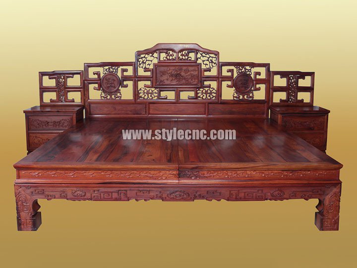 數(shù)控木雕機制作的木椅項目