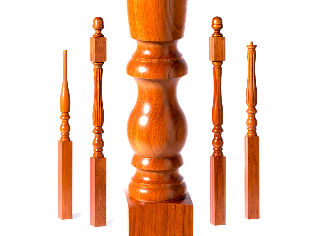 數(shù)控車床加工木制新立柱