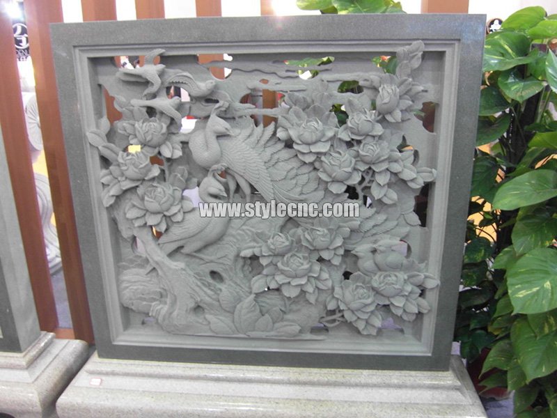 石材雕刻機數(shù)控大理石雕刻樣品 03