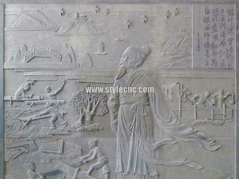 石材雕刻機數(shù)控大理石雕刻樣品 07