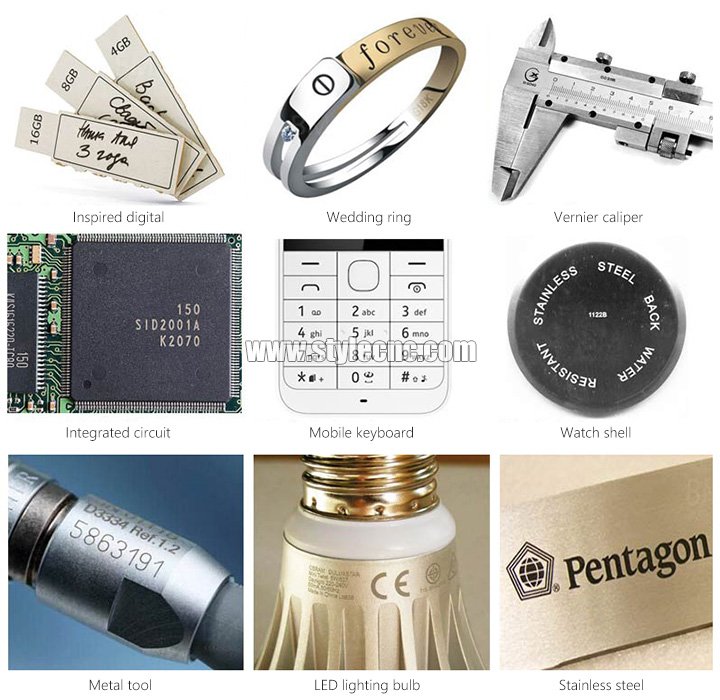 適用于金屬、PMAG、聚合物塑料項目的臺式光纖激光雕刻機