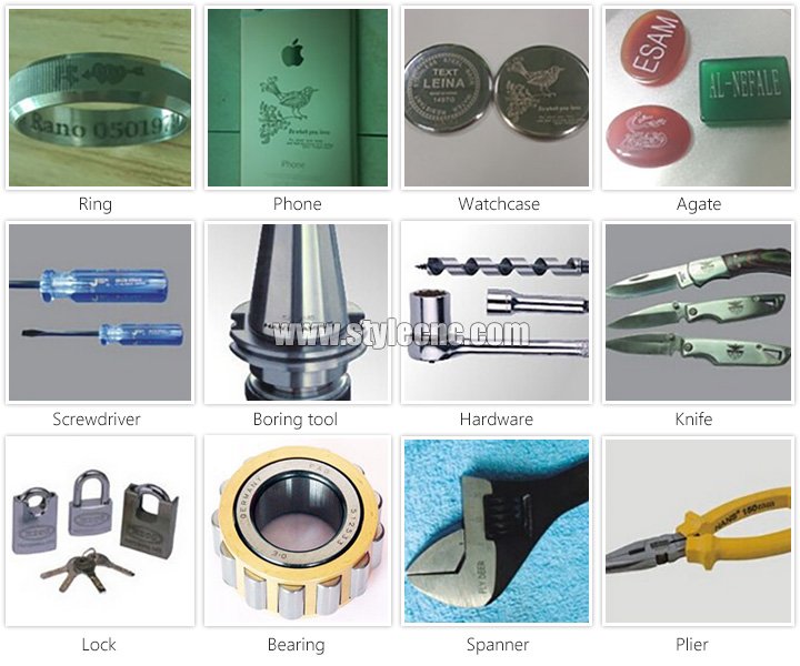 適用于金屬、PMAG、聚合物塑料樣品的臺式光纖激光雕刻機