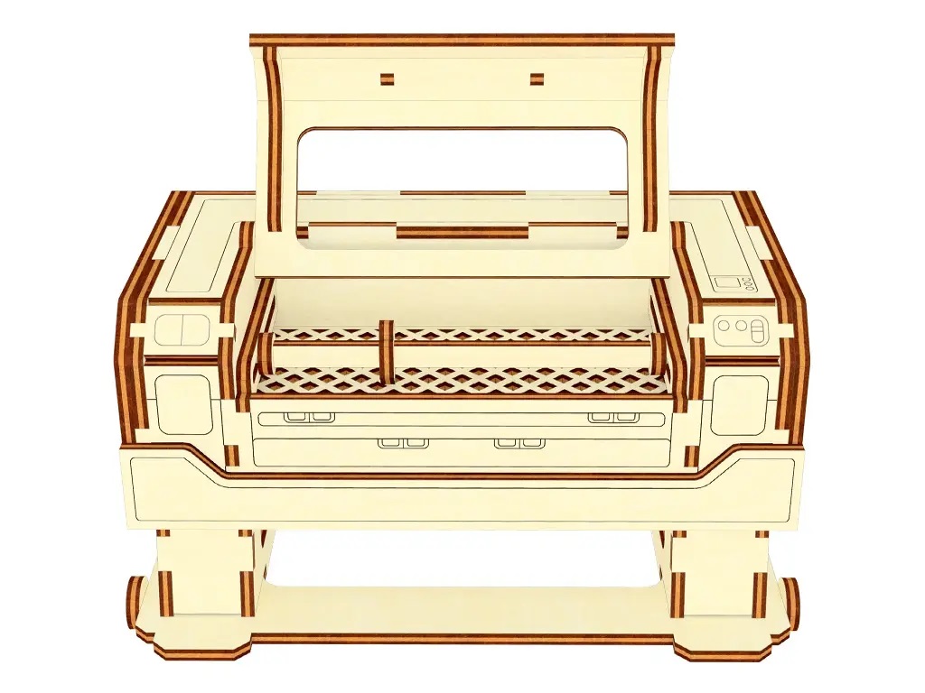 激光切割 3D 膠合板激光切割機(jī)拼圖