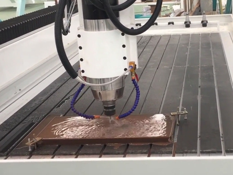 用于石材雕刻的線性自動(dòng)換刀數(shù)控雕刻機(jī)