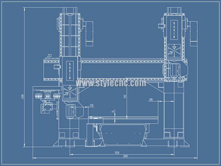 小型五軸數(shù)控加工中心設(shè)計(jì)