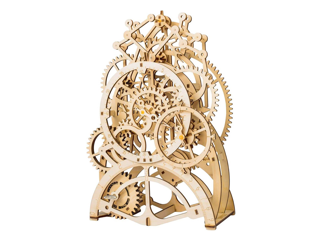 激光切割 3D 組裝木質(zhì)機(jī)械拼圖