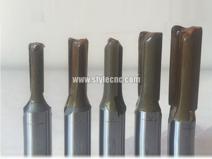 TCT 直槽數(shù)控鉆頭，適用于中密度纖維板和木材切割