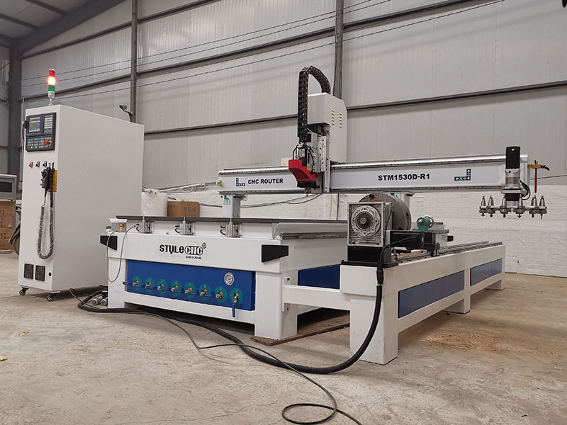 5x10 帶第四旋轉(zhuǎn)軸的數(shù)控木材加工中心現(xiàn)已發(fā)售