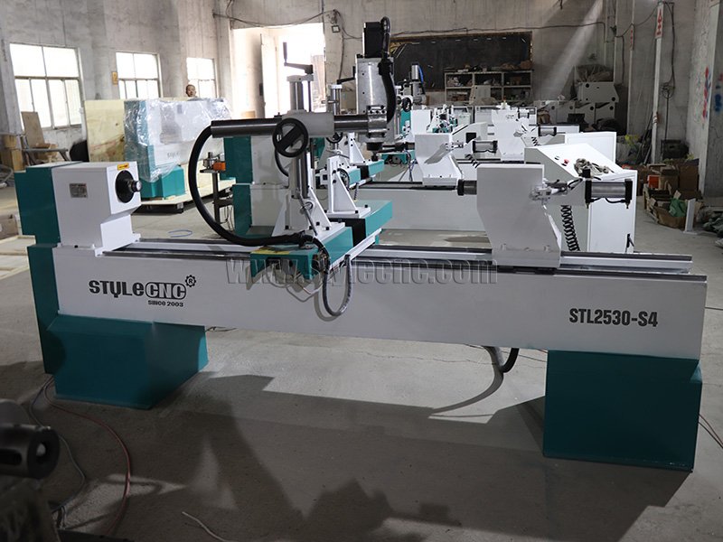 四軸數(shù)控木工車(chē)床 3D 車(chē)削、銑削、拉削