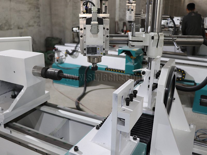 四軸數(shù)控木工車(chē)床 3D 車(chē)削、銑削、拉削