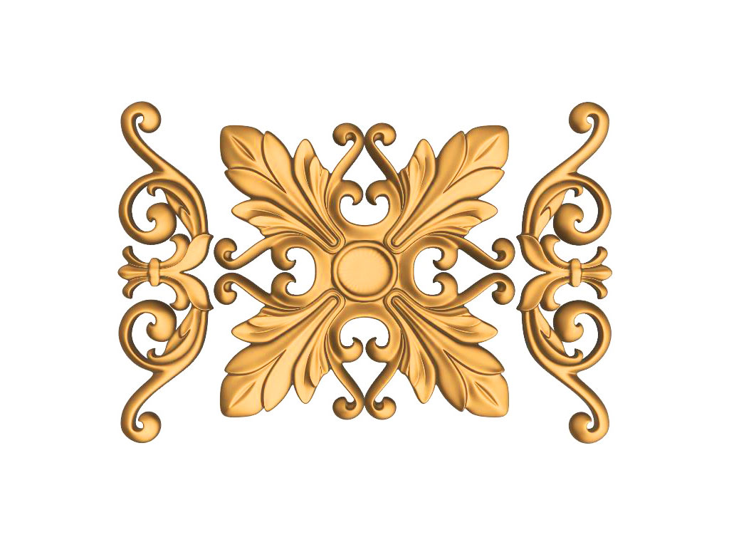 免費 3D 裝飾花 STL數(shù)控雕刻機文件