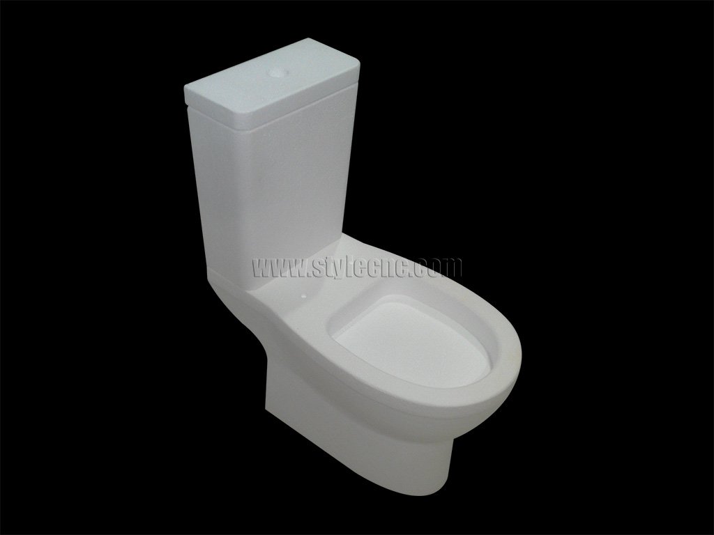 五軸數(shù)控加工 3D 馬桶原型的 EPS 實(shí)體模型