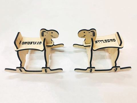 CO2 激光切割機(jī) 3D 木制拼圖制作