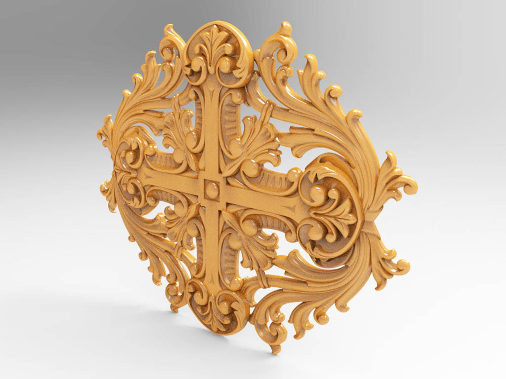 數(shù)控雕刻臺(tái) 3D 木質(zhì)裝飾模型 STL 檔