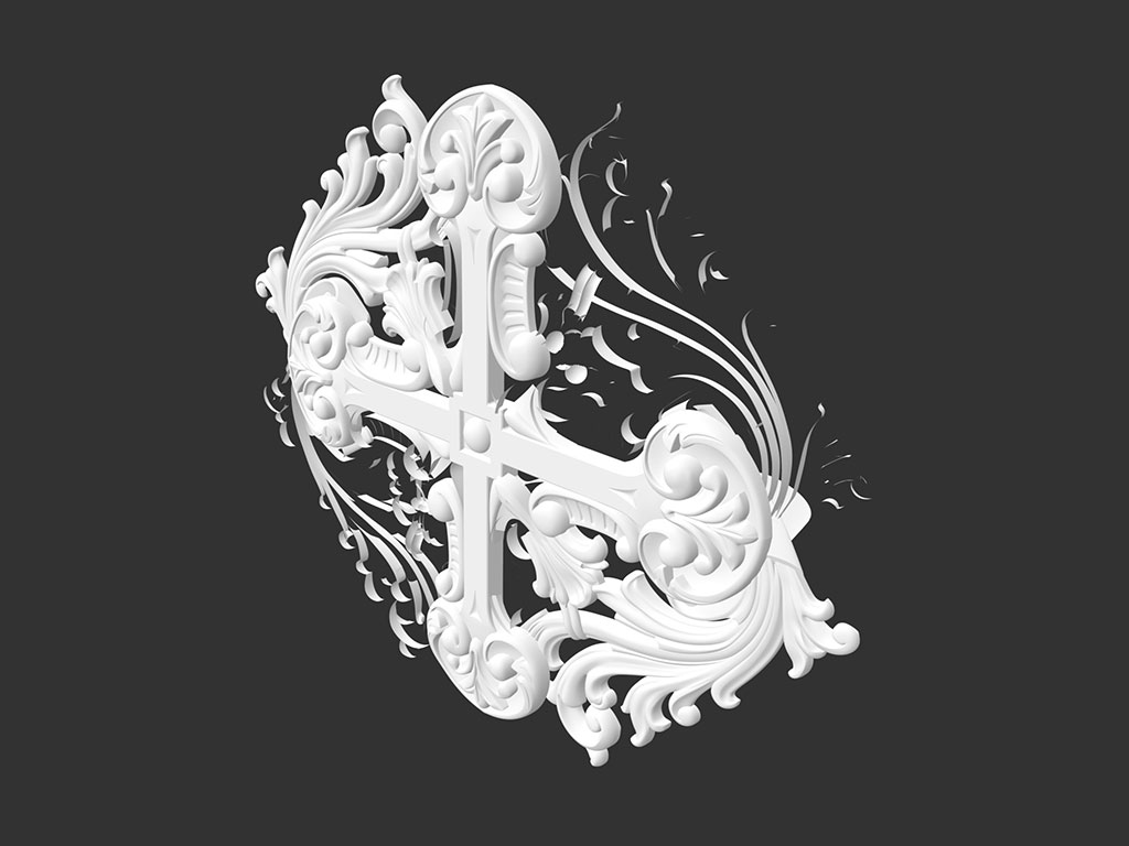 數(shù)控雕刻臺(tái) 3D 木質(zhì)裝飾模型 STL 檔