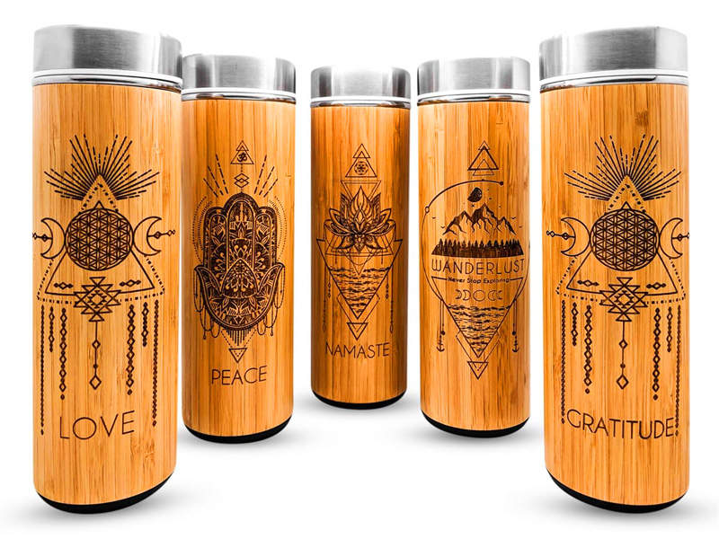 旋轉(zhuǎn)激光雕刻木制品