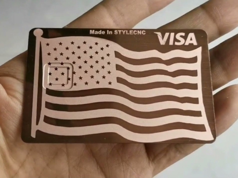 如何使用激光雕刻機(jī) DIY 金屬信用卡？