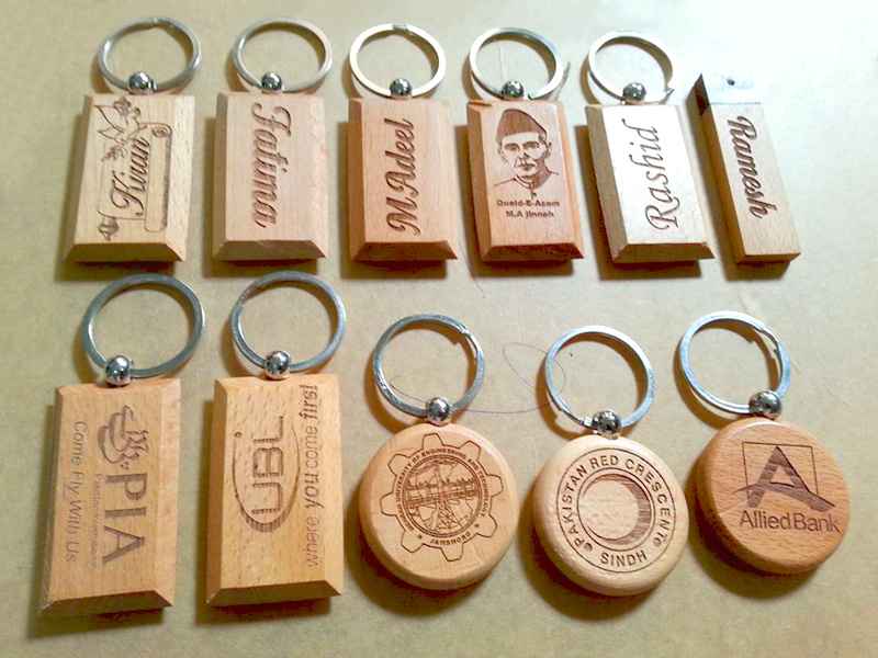 CO2 木制工藝品激光打標(biāo)機(jī)