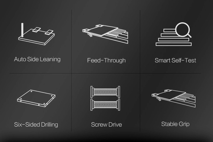 全自動數控六面鉆孔機特點