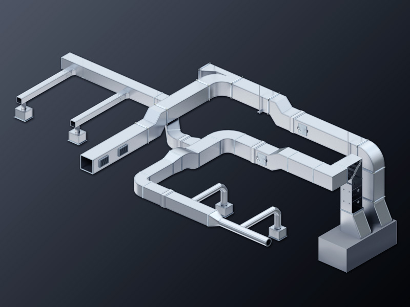 用于 HVAC 管道和配件制造項(xiàng)目的卷材送料激光裁切系統(tǒng)