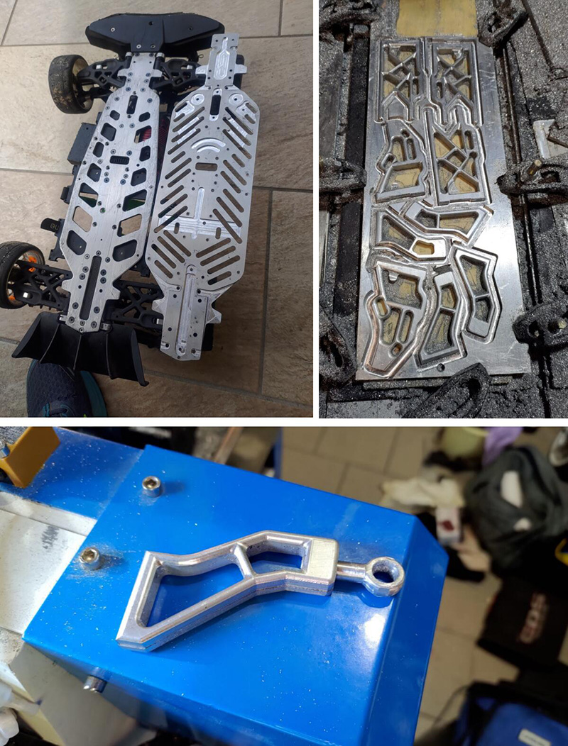 臺(tái)式數(shù)控雕刻機(jī)切割鋁件