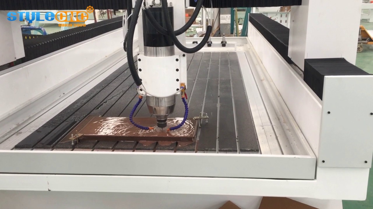 用于石材雕刻的線性自動(dòng)換刀數(shù)控雕刻機(jī)