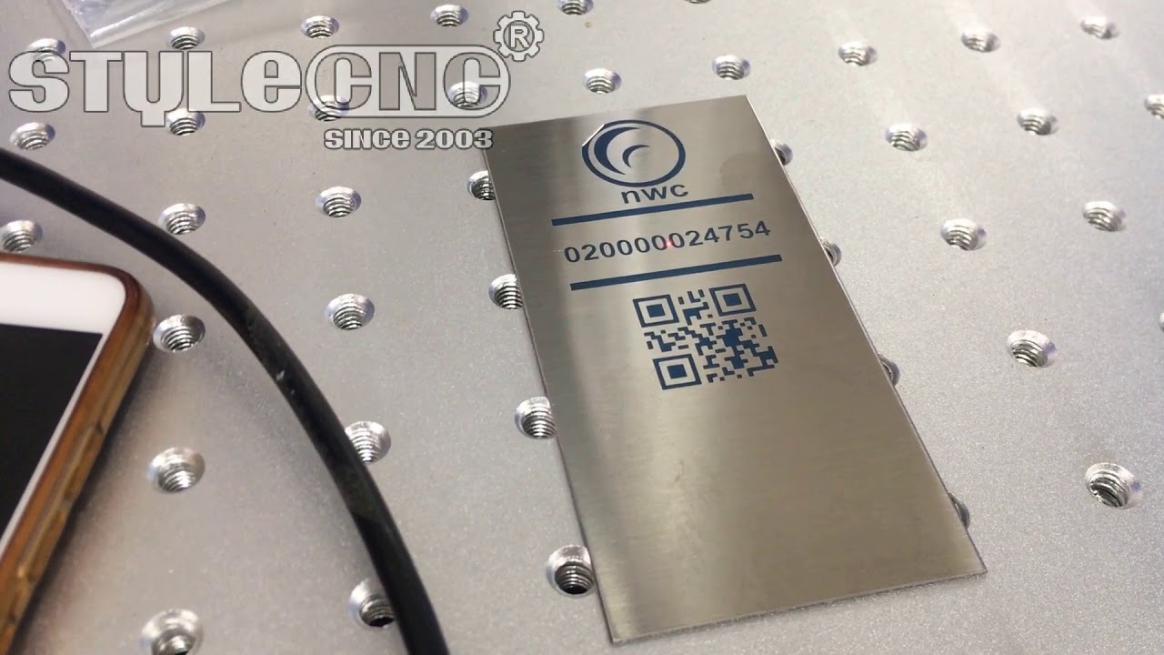 不同材料上的二維碼激光打標(biāo)項(xiàng)目