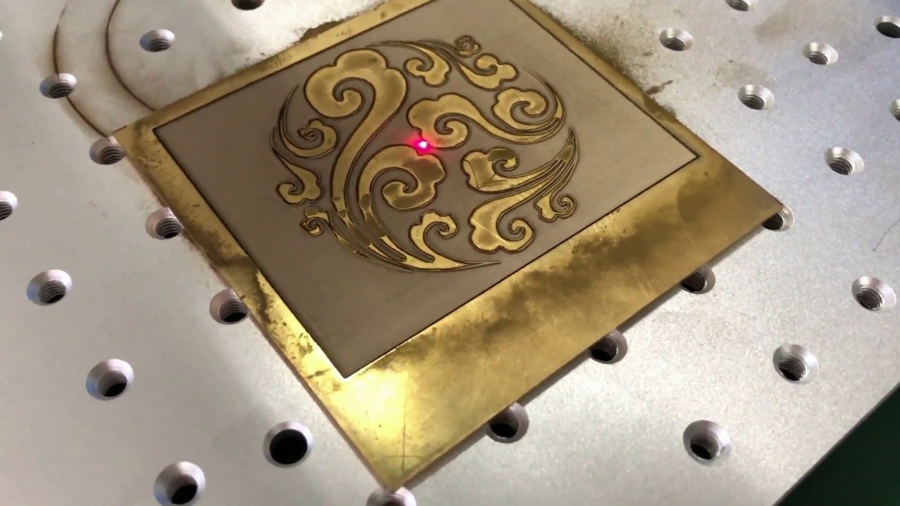 金屬激光雕刻機 100W IPG光纖激光器