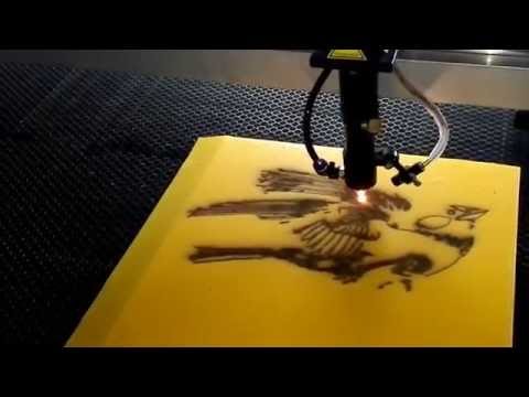 CO2 激光雕刻噴砂大理石