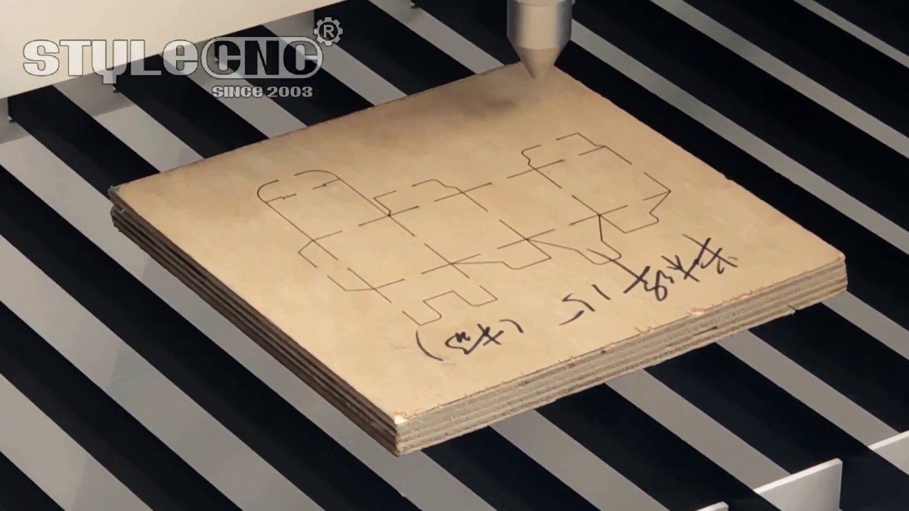 130W CO2 激光切割機 15m米模切板膠合板切割